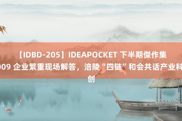 【IDBD-205】IDEAPOCKET 下半期傑作集2009 企业繁重现场解答，涪陵“四链”和会共话产业科创